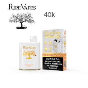 Ripe Vapes IVORY 40000 Puffs double peach ice