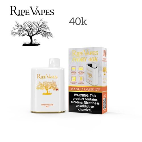 Ripe Vapes IVORY 40000 Puffs mango oasis Ripe Vapes IVORY 40000 Puffs mango oasis