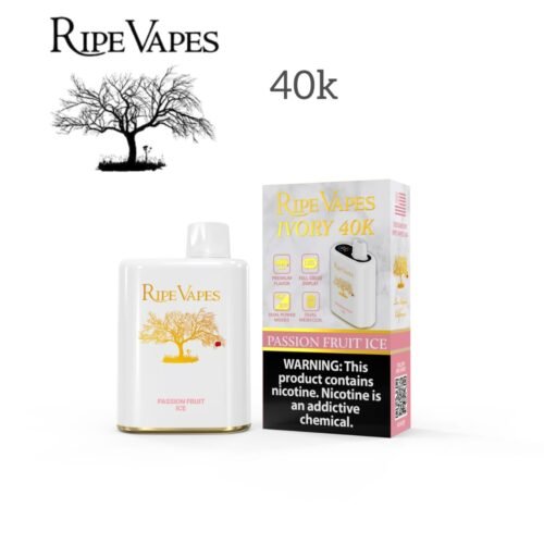 Ripe Vapes IVORY 40000 Puffs passion fruit ice Ripe Vapes IVORY 40000 Puffs passion fruit ice