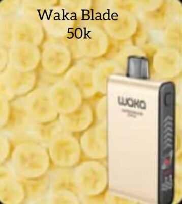 WAKA Blade 50000 Puffs banana ice