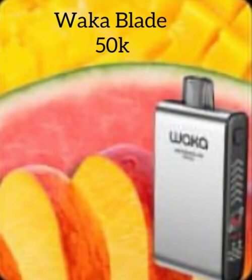 WAKA Blade 50000 Puffs mango peach watermelon WAKA Blade 50000 Puffs mango peach watermelon
