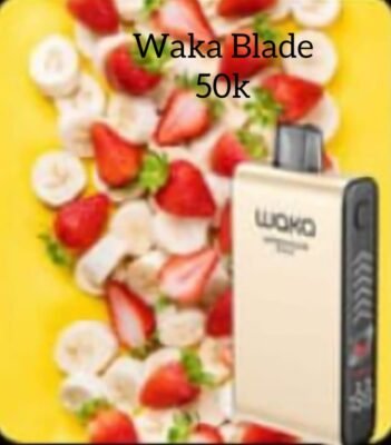 WAKA Blade 50000 Puffs strawberry banana