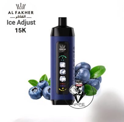 Al Fakher Crown Bar 15K Ice Adjust blueberry mint