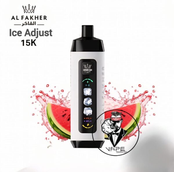 Al Fakher Crown Bar 15K Ice Adjust Disposable Vape
