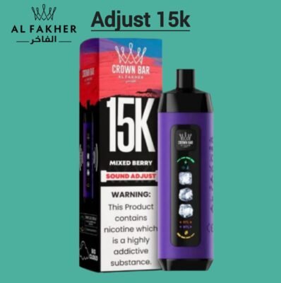 Al Fakher Crown Bar 15K Ice Adjust mixed berry