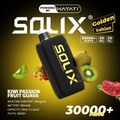 Hayati Solix 30k Puffs Golden Edition kiwi passion fruit guava
