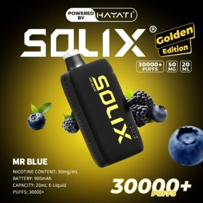 Hayati Solix 30k Puffs Golden Edition mr blue