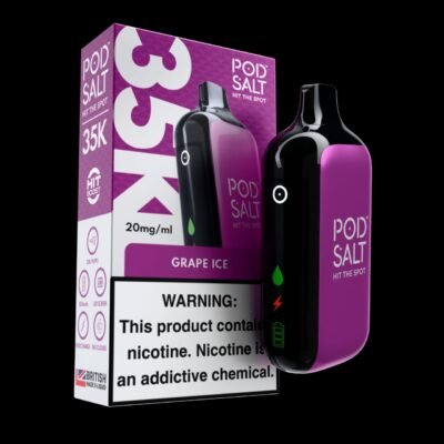 Pod Salt 35K Disposable Vape grape ice