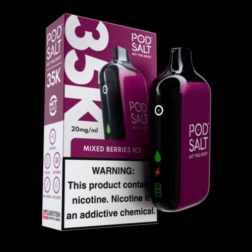 Pod Salt 35K Disposable Vape mix berry ice Pod Salt 35K Disposable Vape mix berry