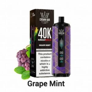 Al-Fakher-Crown-Bar-Mega-Max-40k-Grape-Mint