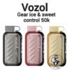 Vozol Gear Ice & Sweet Control 50K Disposable Vape