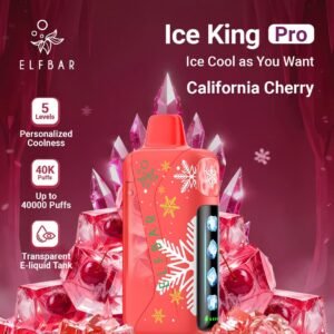 Elf Bar Ice King Pro 40000 Puffs calofornia cherry