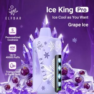 Elf Bar Ice King Pro 40000 Puffs grape ice