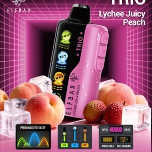 Elf Bar Trio 40k Puffs lychee juicy peach