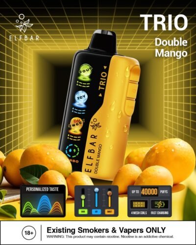 Elf Bar Trio 40k Puffs double mango Elf Bar Trio 40k Puffs double mango