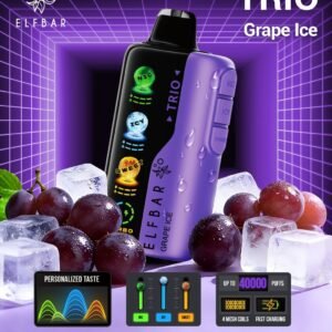 Elf Bar Trio 40k Puffs grape ice