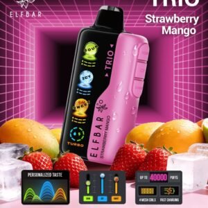 Elf Bar Trio 40k Puffs strawberry mango