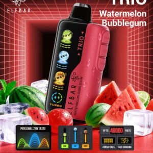 Elf Bar Trio 40k Puffs watermelon bubble gum