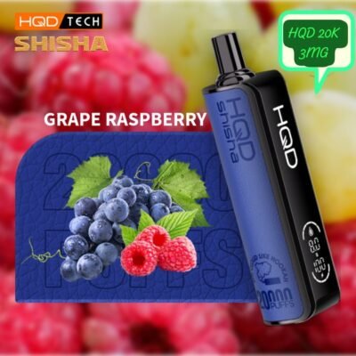 HQD Shisha 20000 Puffs grapey raspberry