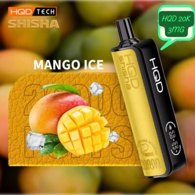 HQD Shisha 20000 Puffs mango ice HQD Shisha 20000 Puffs mango ice