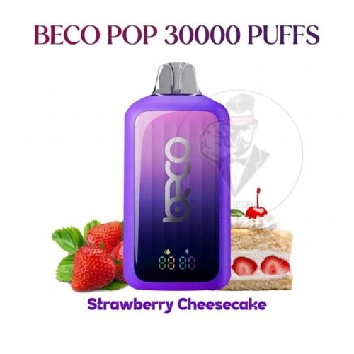 Beco Pop 30000 Puffs Disposable Vape strawberry cheesecake